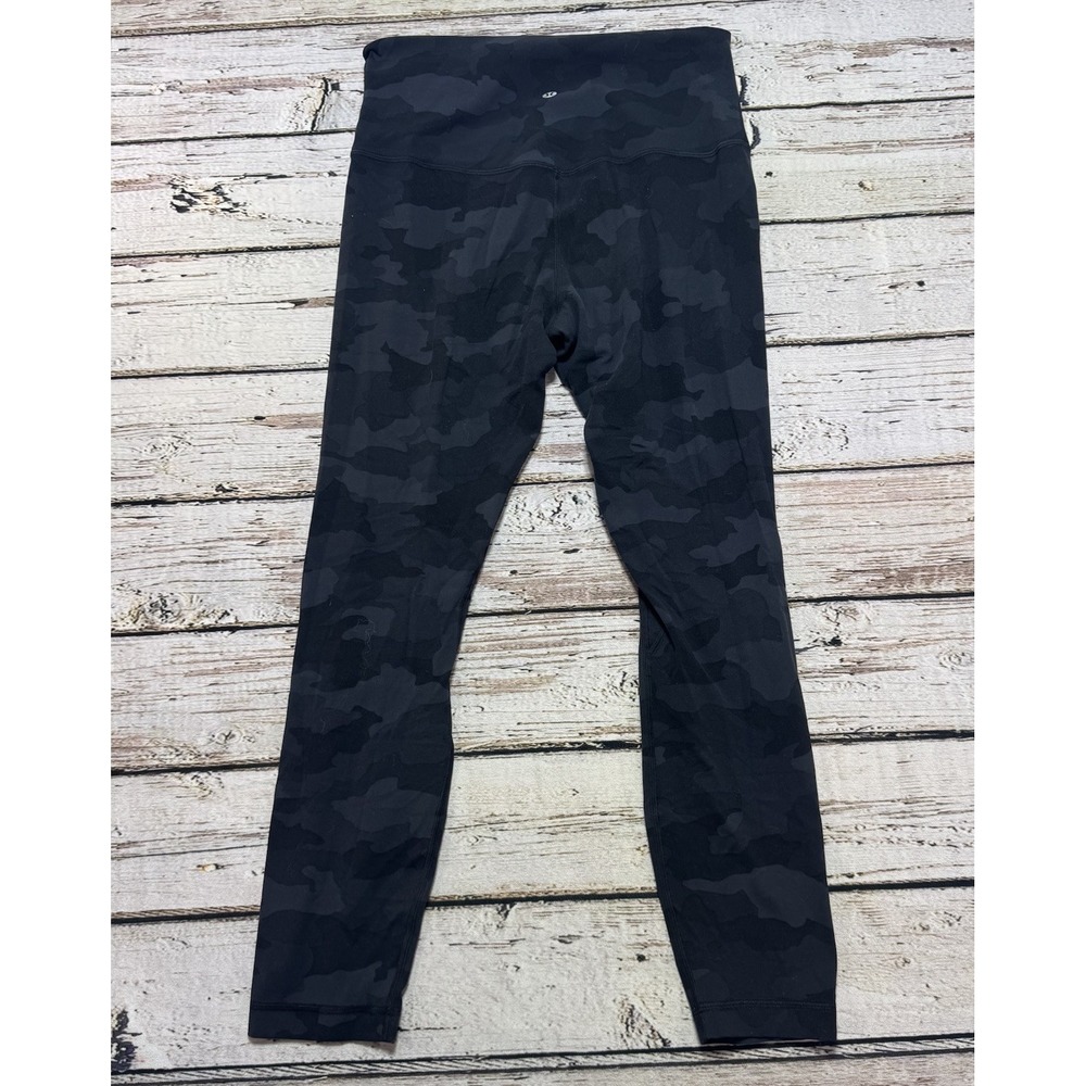 Lululemon Align High-Rise Pant 25" in Heritage Black Camo Size 8 W5DLXS - Picture 6 of 6